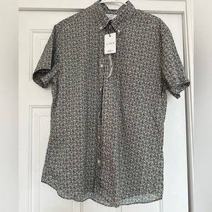 NWT. J. Crew made with Liberty fabric. Men’s. Slim. L.